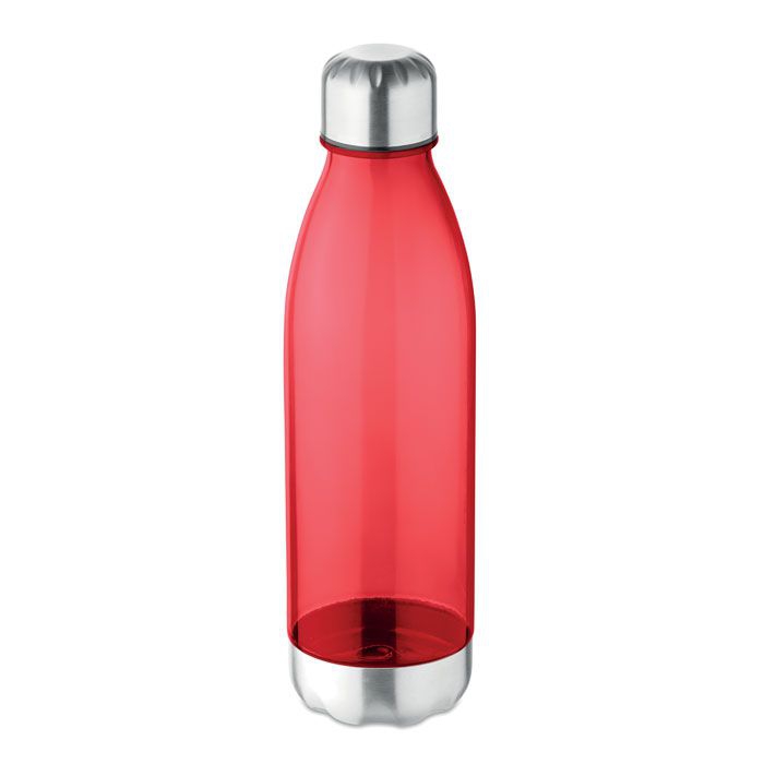 Aspen Trinkflasche MILK 600 ml, transparent rot