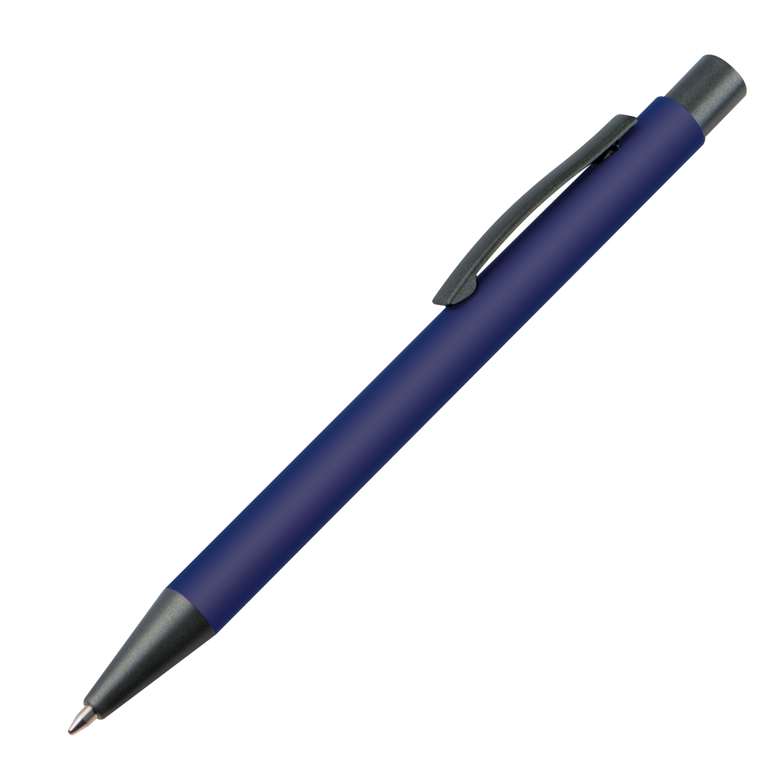 MA10945-44Matter Kugelschreiber mit Metallclip  _ dunkelblau