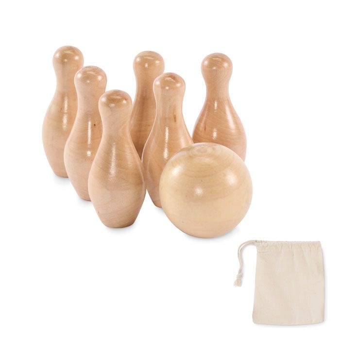 MO2434Bolito Mini-Bowling-Set Kiefernholz