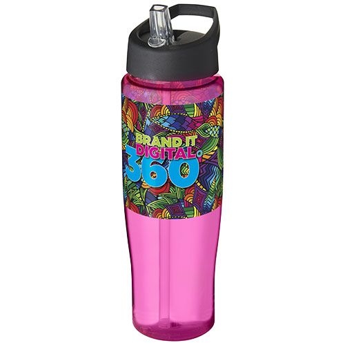 PF210044-6H2O Active® Tempo 700 ml Sportflasche mit Ausgussdeckel_ rosa_schwarz
