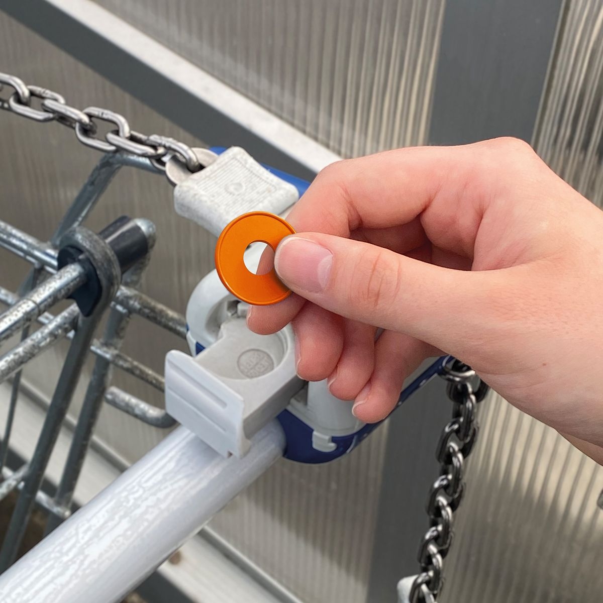 HE3217L-5Werbeartikel 1€-Chip _ orange