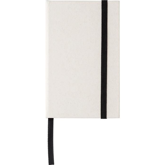 GI1042030-40Notizbuch aus recyceltem Milchkarton A6 Bohdi_ schwarz_weiss