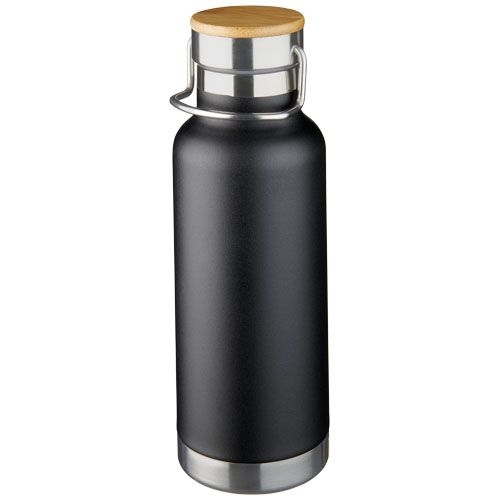 PF100594-1Thor 480 ml Kupfer-Vakuum Isolierflasche_ schwarz