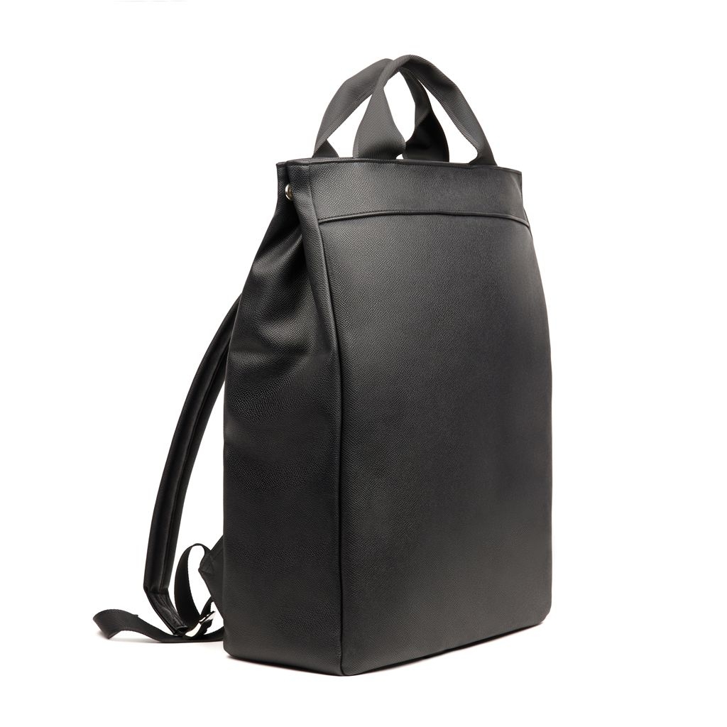 XDV7030-01VINGA Bermond Rucksack aus RCS recyceltem PU_ schwarz