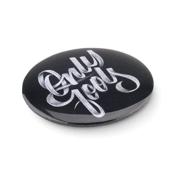 MO9331-16Pin Opener Magnet-Badge mit Kapselheber_ Mattsilber
