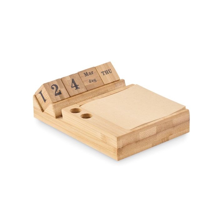 MO2250Bootop Tischkalender Bambus