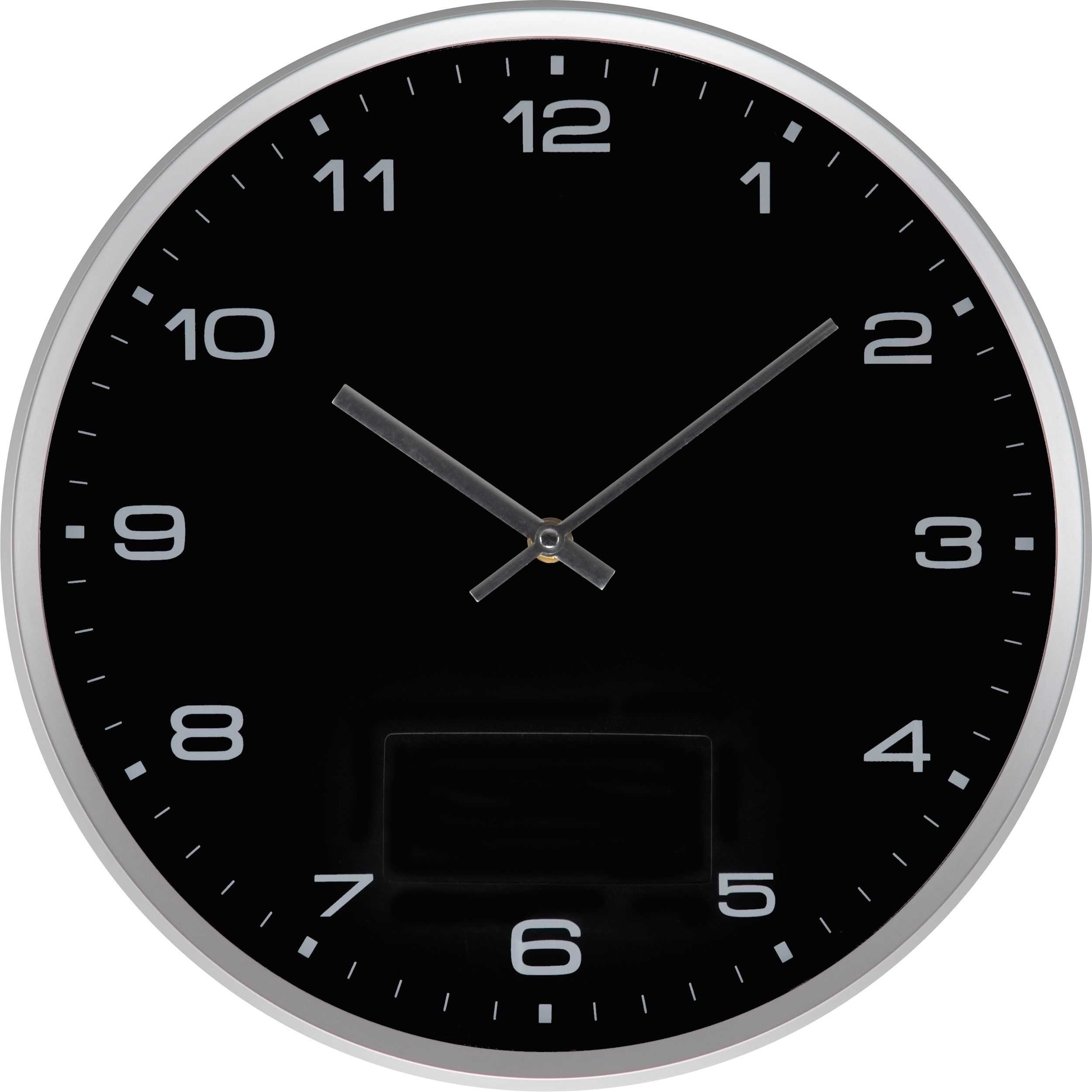 MA47872-03Wanduhr mit Click System FRANCISCA_ schwarz