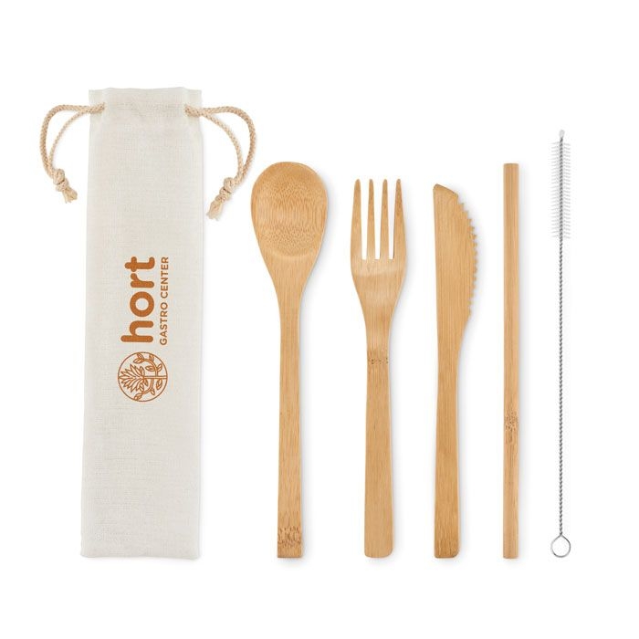 MO6121-13Setstraw Besteck-Set Bambus_ Beige