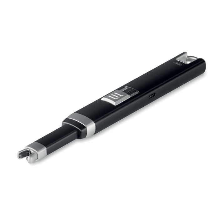 MO9651-03Flasma Plus Grosses Lichtbogen-Feuerzeug_ Schwarz