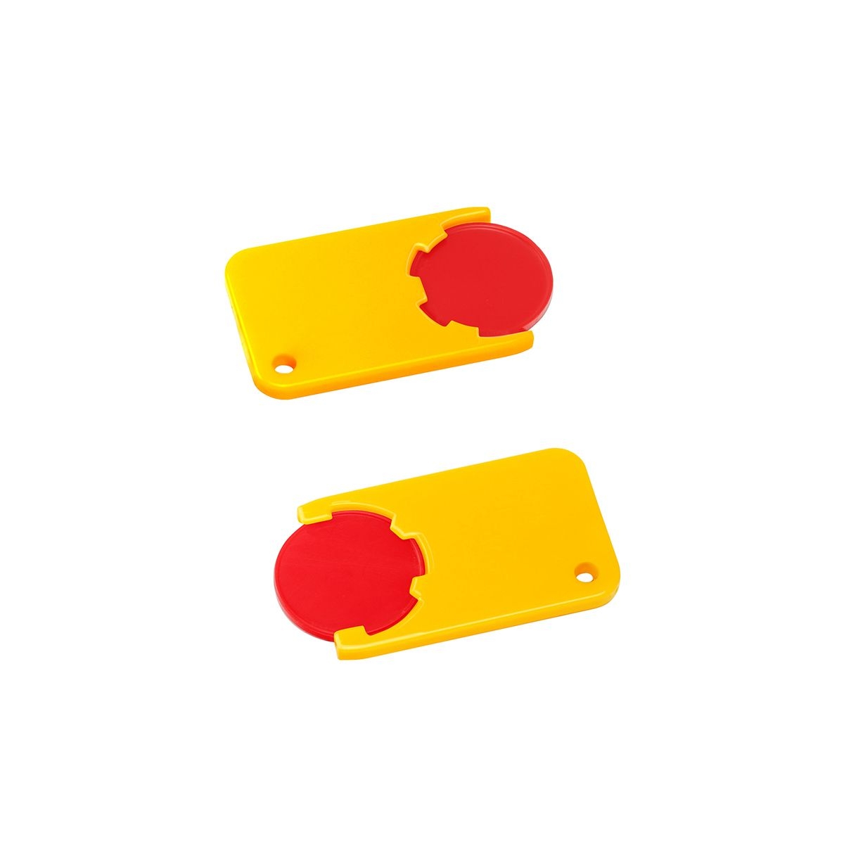 HE7454-1-4Chiphalter mit 1€-Chip _Beta_ rot_ gelb