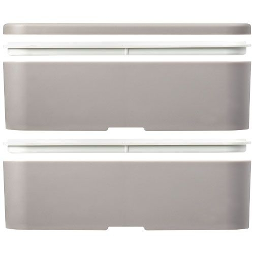 PF210182-5MIYO Renew 700_700 ml Doppel-Lunchbox_ kieselgrau_kieselgrau_weiss