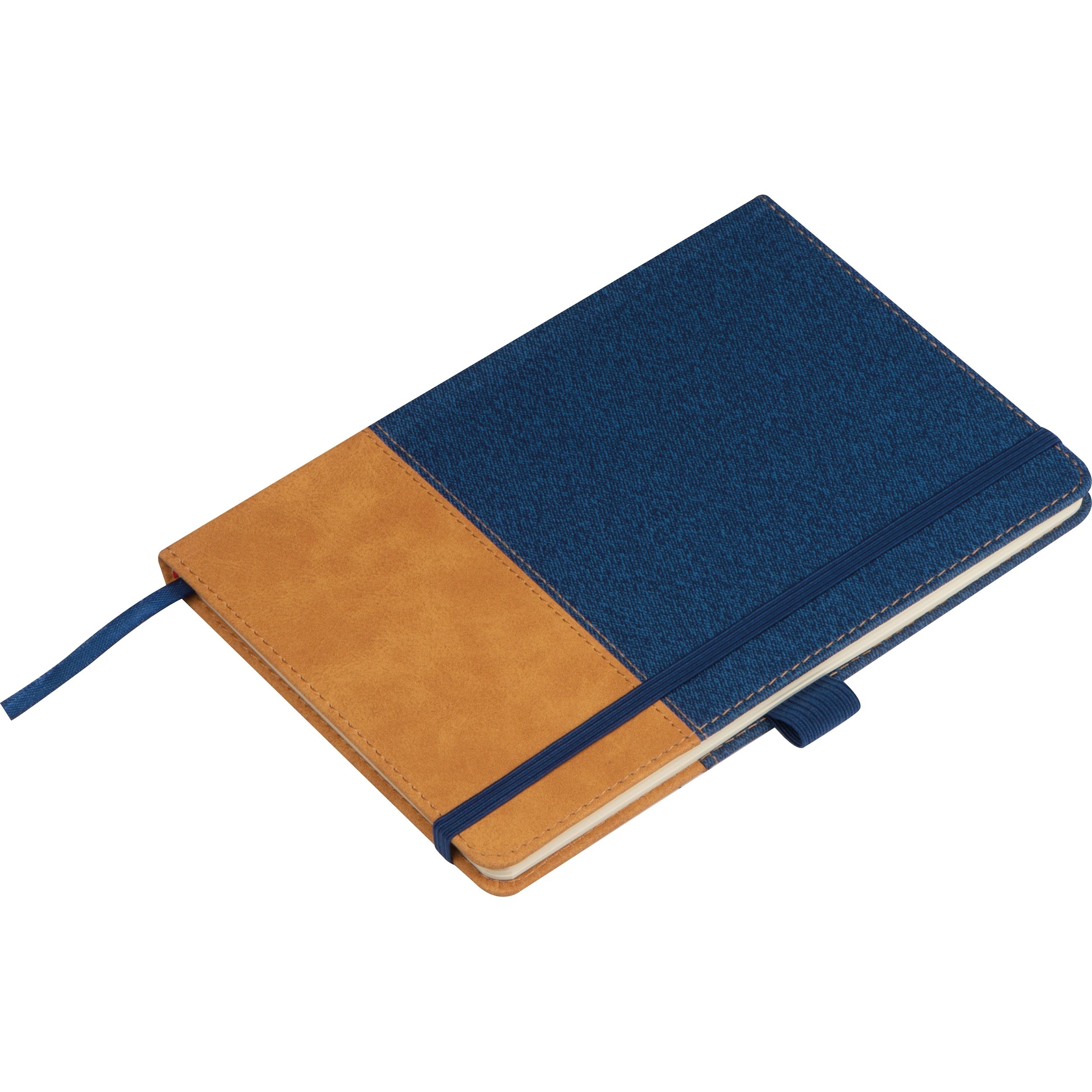 MA23476-44Notizbuch aus PU_ dunkelblau