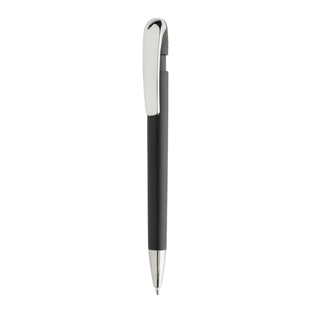 XDP611.39-01Glide GRS-zertifizierter rABS Stift mit Metallclip_ schwarz