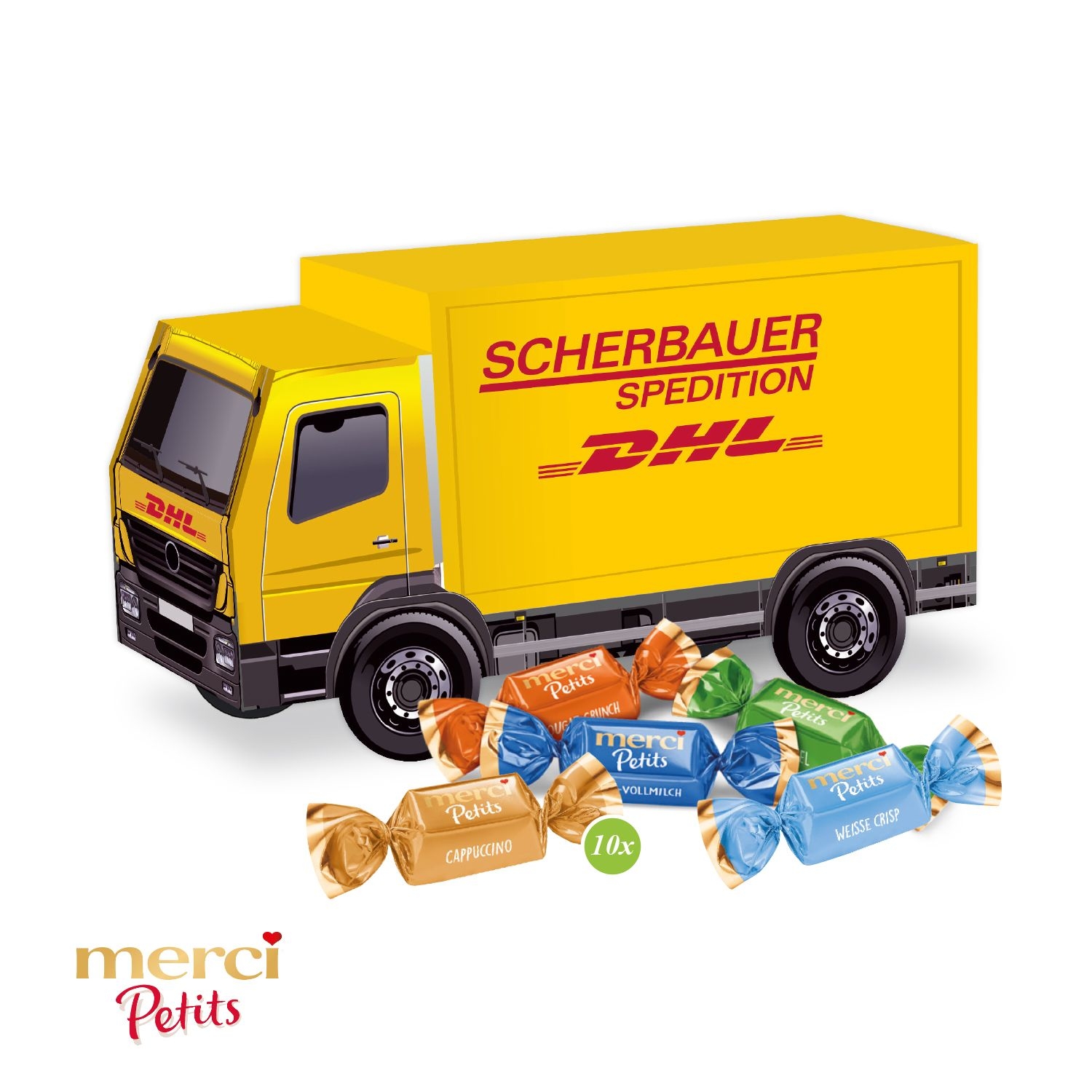 CD916793D Praesent LKW mit Merci Petits