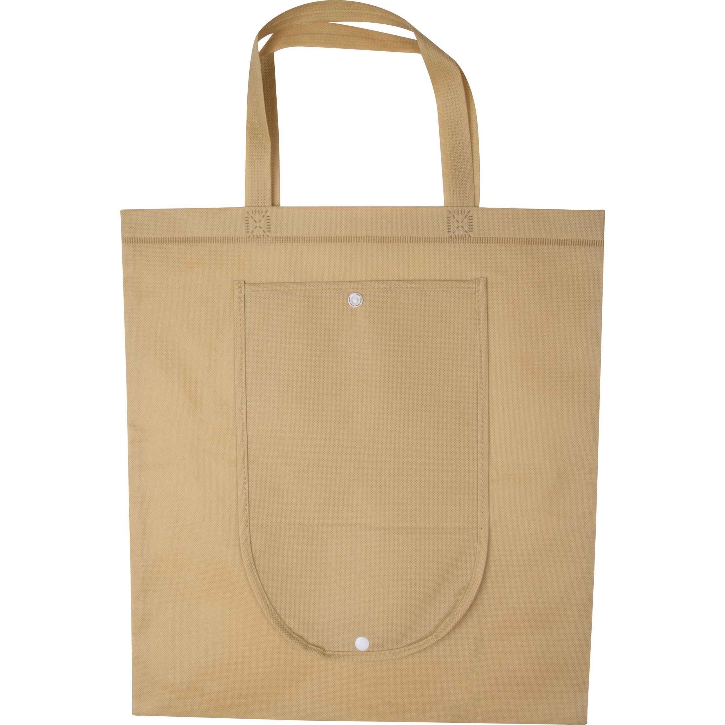 MA63654-13Non Woven Tasche_ faltbar_ beige