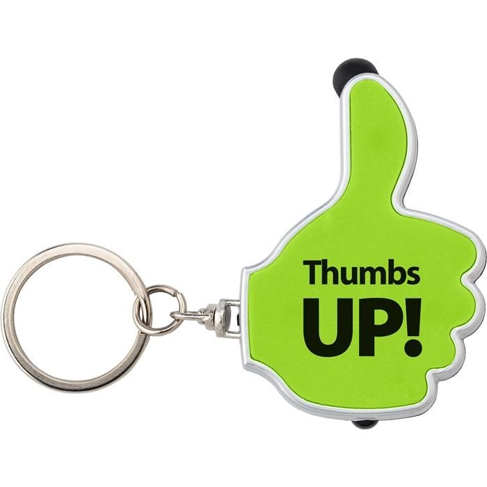 GI5852-01Schluesselanhaenger aus ABS-Kunststoff Melvin_ schwarz