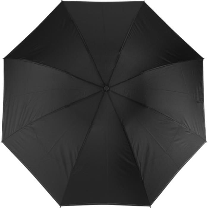 GI8979-01Reversibler Taschenschirm aus Pongee Kayson_ Schwarz