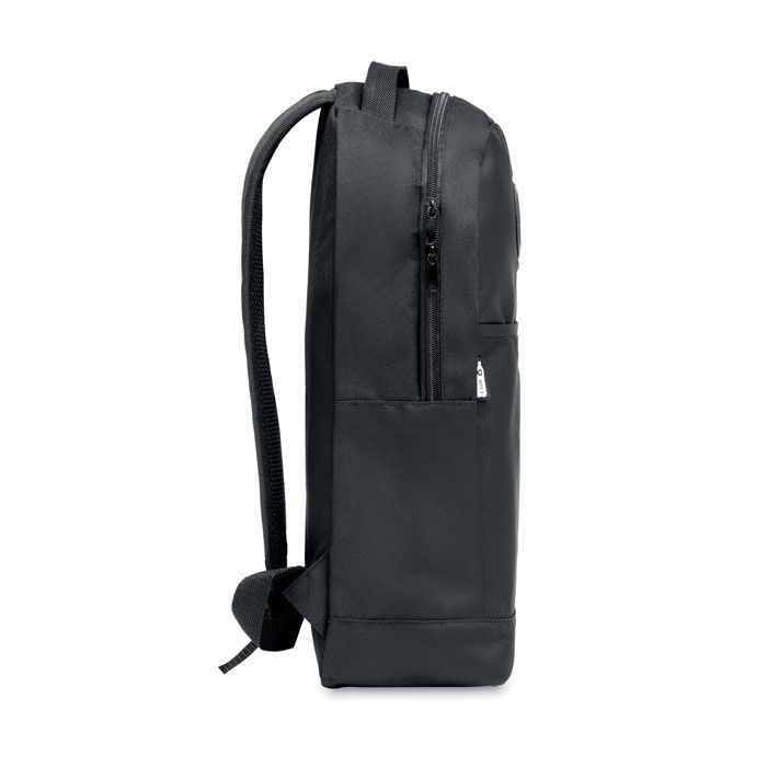 MO9969-03Urbanback RPET Rucksack mit COB_ Schwarz