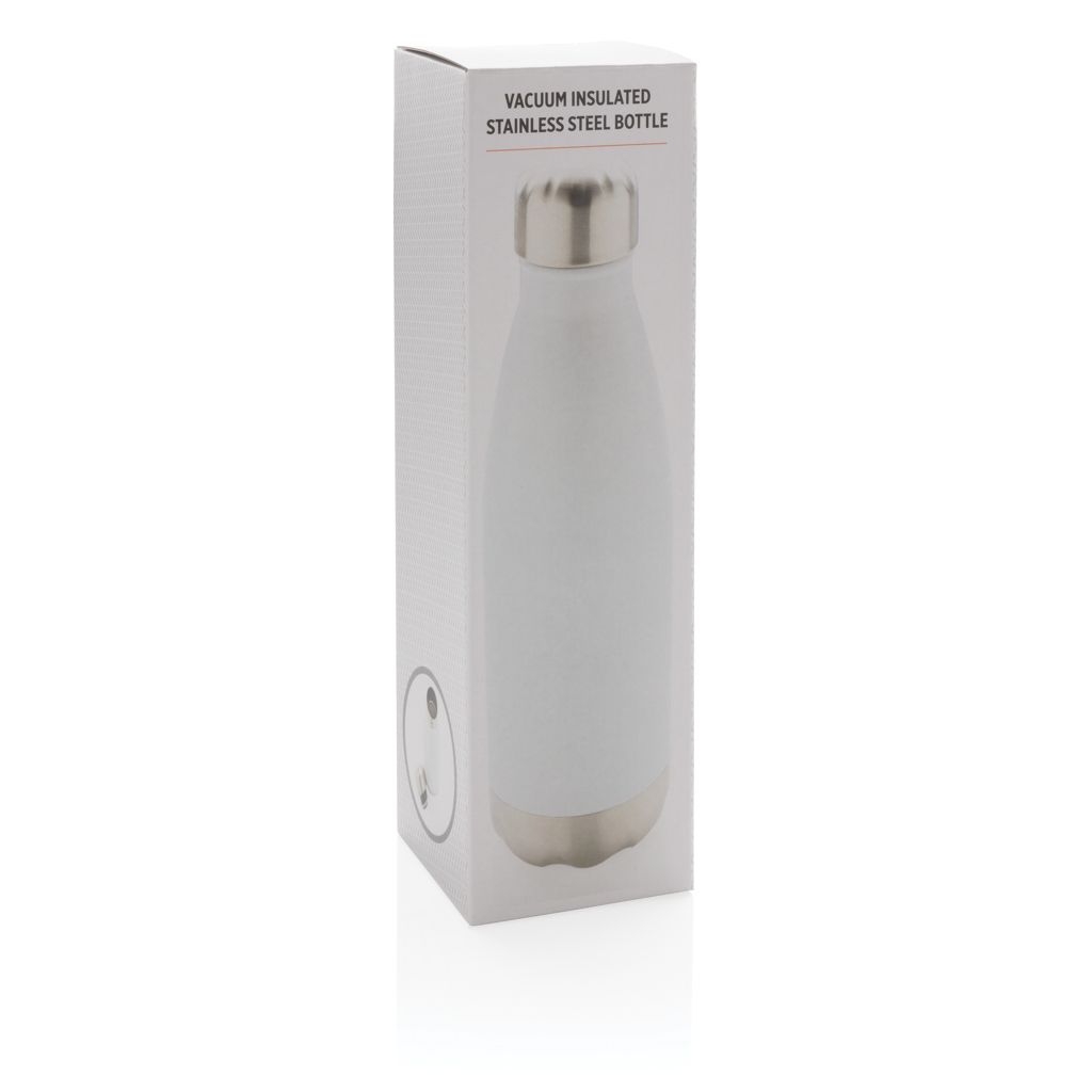 XDP436.49-3Vakuumisolierte Stainless Steel Flasche_ weiss