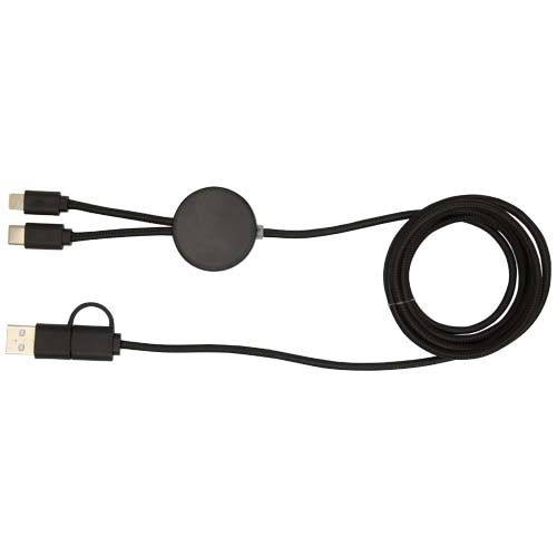 PF124428-2Citala 150 cm 5-in-1 Kabel aus recyceltem Kunststoff fuer Datenuebertragung und 27W Schnellladung_ sch