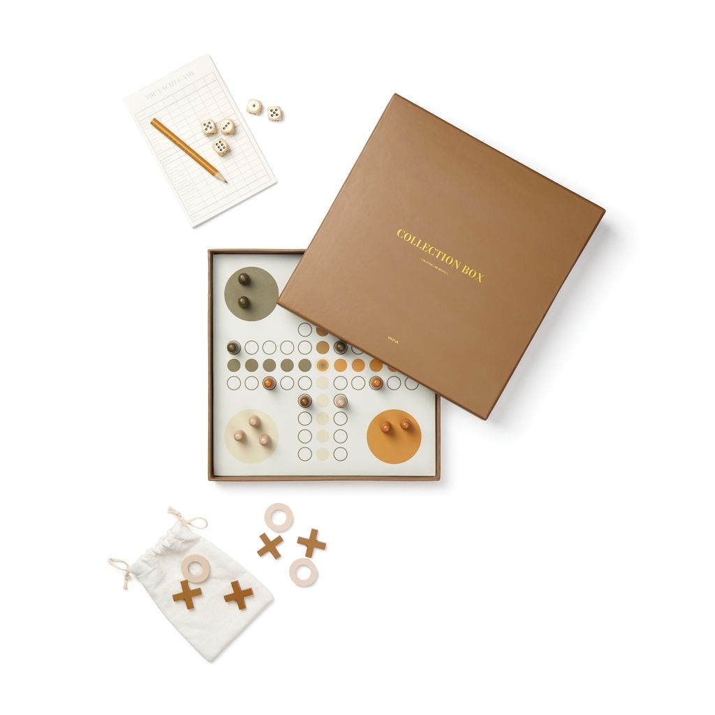 XDV26200-1VINGA Coffee-Table Spielesammlung_ braun