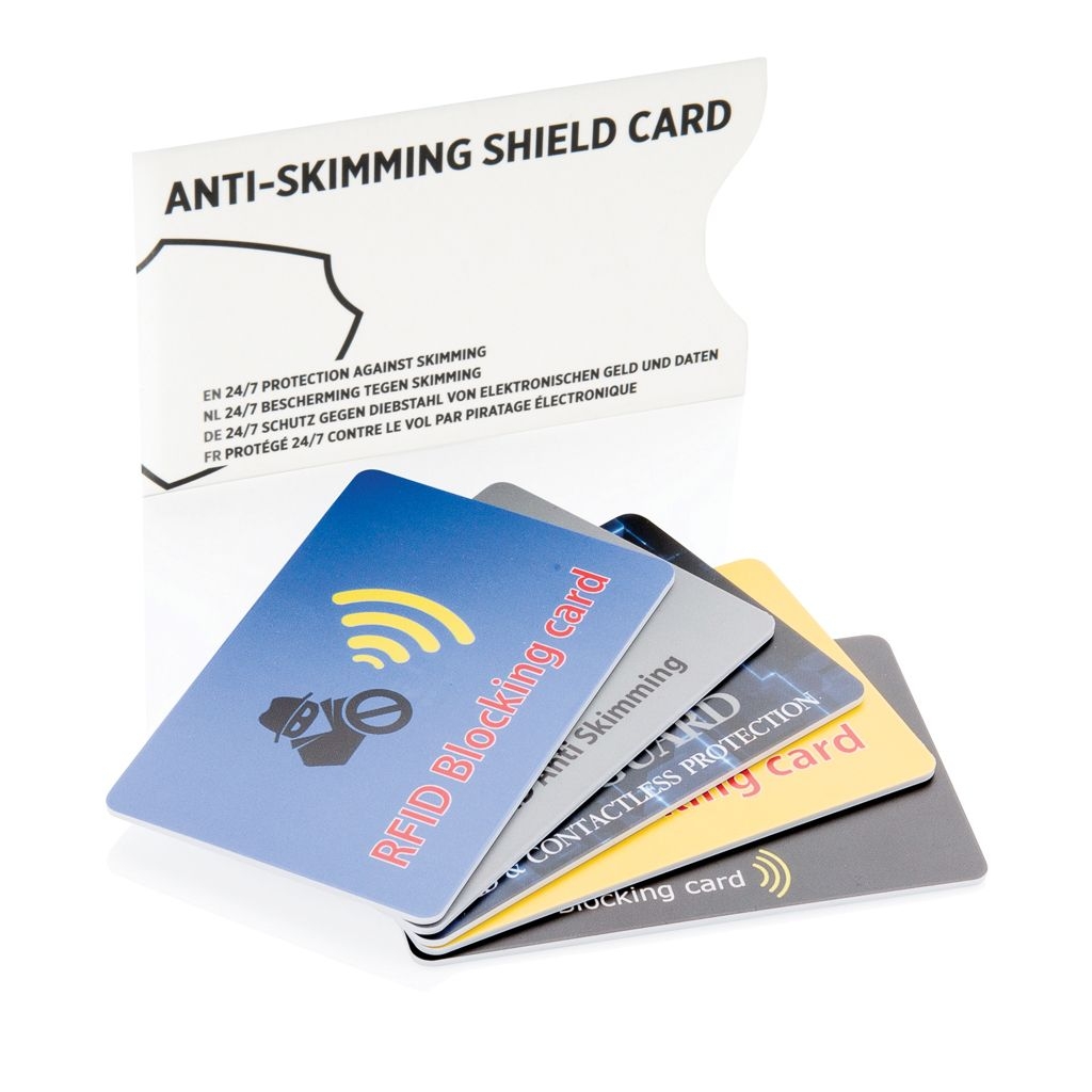 XDP820.52-3RFID Anti-Skimming-Karte mit aktivem Stoerchip_ weiss