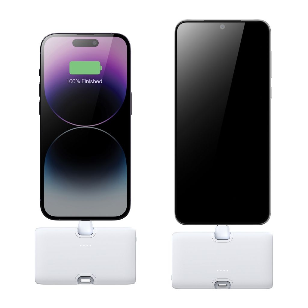 XDP322_85-03Urban Vitamin Los Angeles 20W Powerbank aus RCS rec. Plastik_ weiss