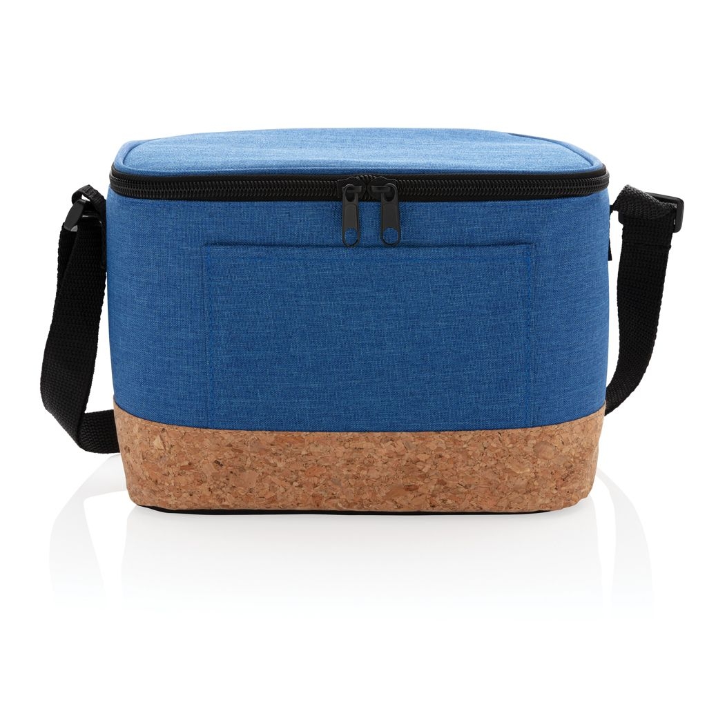XDP422.26-5Two-Tone Kuehltasche mit Korkdetails_ blau