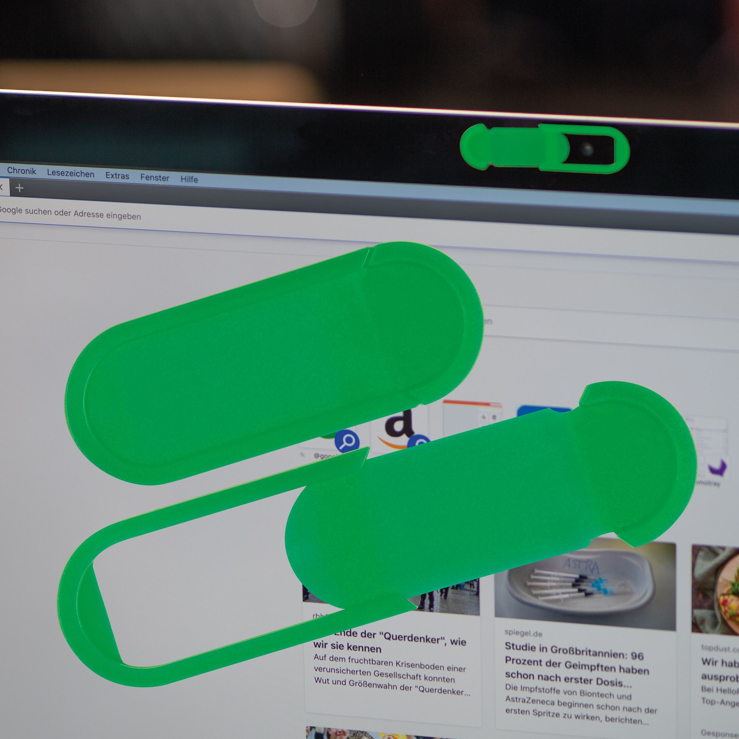 MA22533-09Abdeckung fuer die Webcam Computer_Laptop VIVIAN_ gruen