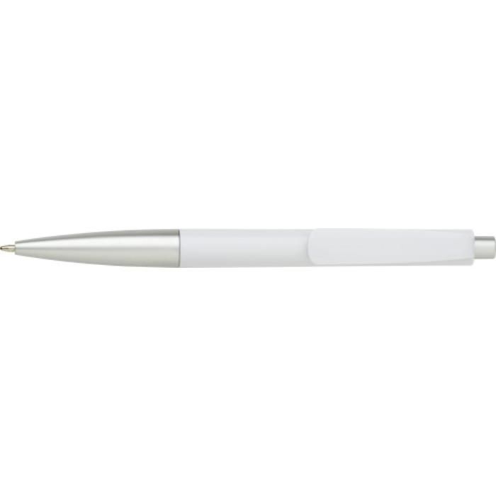 GI6638-02Kugelschreiber aus Kunststoff Olivier_ Weiss