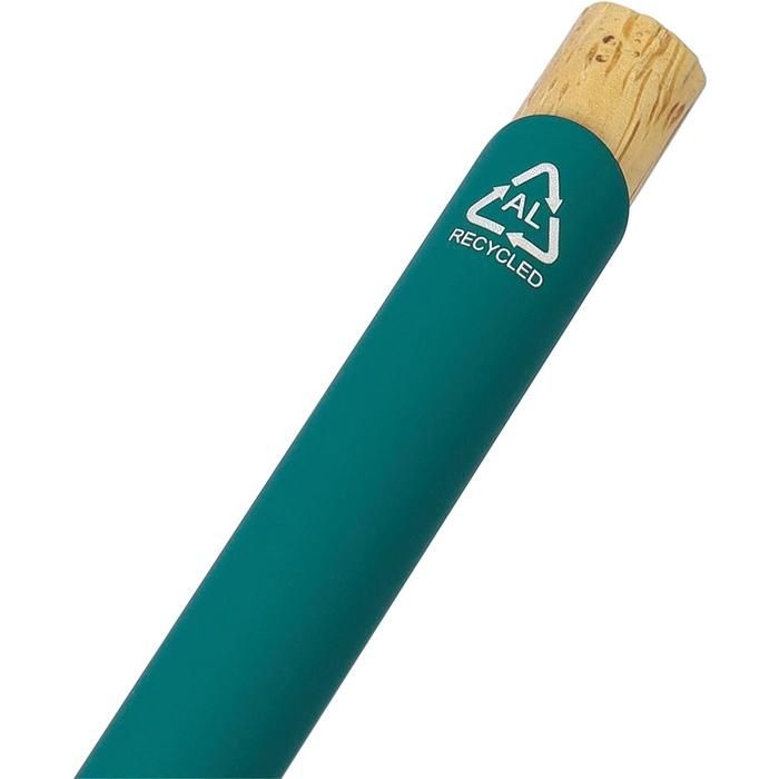 GI1207806-02Kugelschreiber Calandra aus recyceltem Aluminium_ weiss