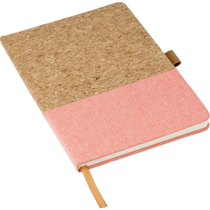 GI967381-15Notizbuch Trevor aus Kork und Baumwolle_ lilac