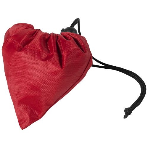 PF120119-3Bungalow faltbare Polyester Tragetasche 7L_ rot