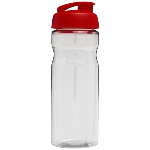 PF210045-4H2O Active® Base 650 ml Sportflasche mit Klappdeckel_ transparent_rot