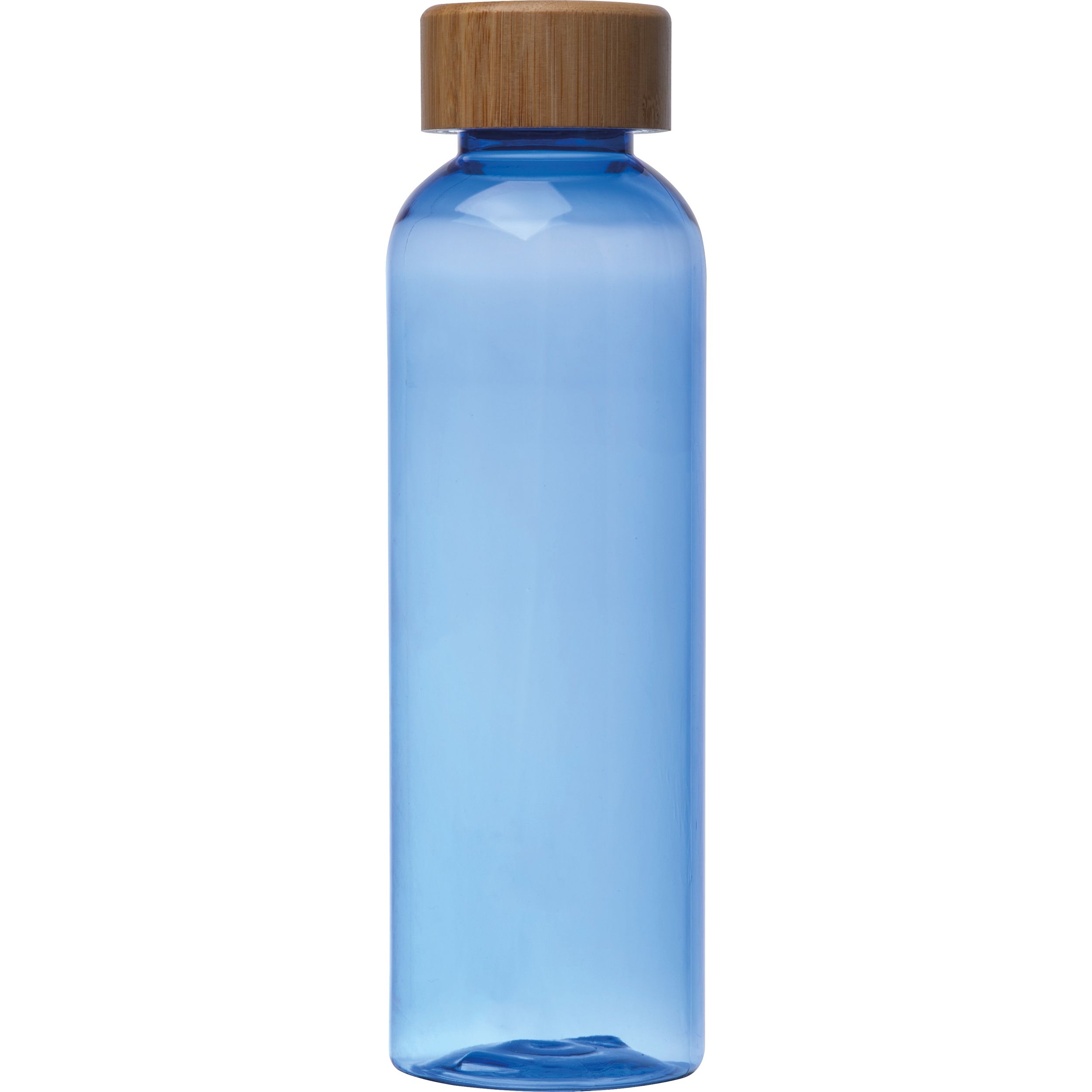 MA84822-04Trinkflasche aus PET mit Bambusdeckel_ 500ml  SAMBOR_ blau