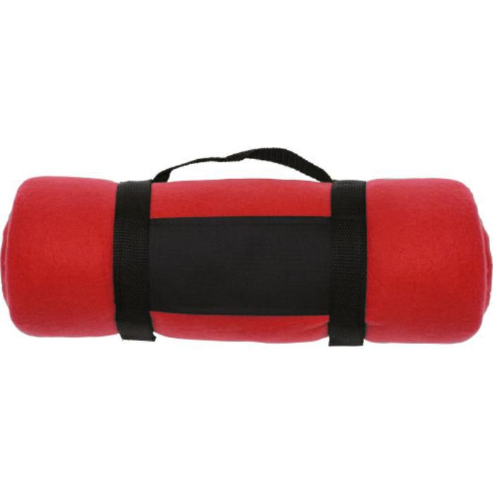 GI1761-08Fleece-Picknickdecke Nora_ Rot