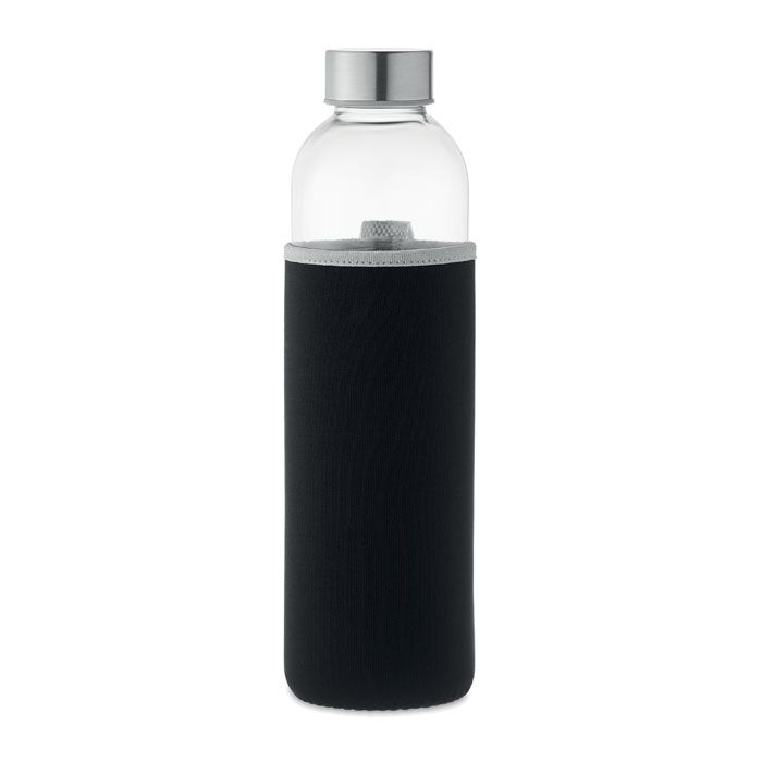 MO6545-03Utah Large Trinkflasche Glas 750 ml_ Schwarz