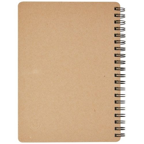 PF106268-1Priestly A6 Recycling Notizbuch mit Stift_ natur_rot