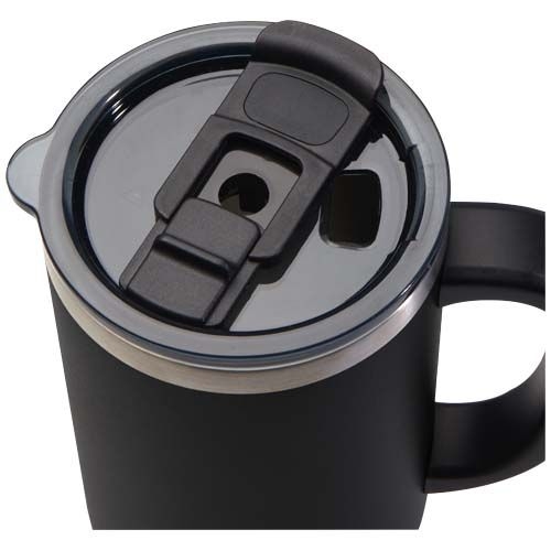 PF100802-5Sydney 1200 ml doppelwandiger RCS-zertifizierter Kupfer-Vakuum Isolierbecher mit Strohhalm_ schwarz