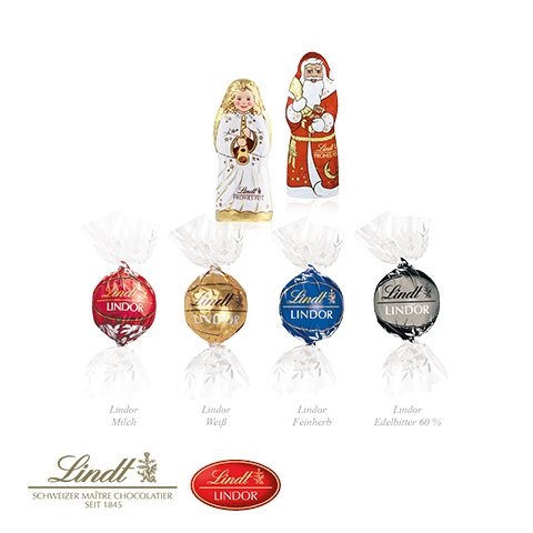 CD55403-01Adventskalender Lindt Lindor mit Santa _ Engel_ Motiv-Vorlage