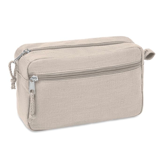 MO6165-13Naima Cosmetic Hanf Kosmetiktasche 200g_m²_ Beige MO6165-13Naima Cosmetic Hanf Kosmetiktasche 200g_m²_ Beige