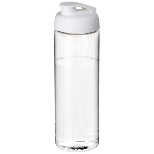 PF210094-2H2O Active® Vibe 850 ml Sportflasche mit Klappdeckel_ transparent_weiss PF210094-2H2O Active® Vibe 850 ml Sportflasche mit Klappdeckel_ transparent_weiss