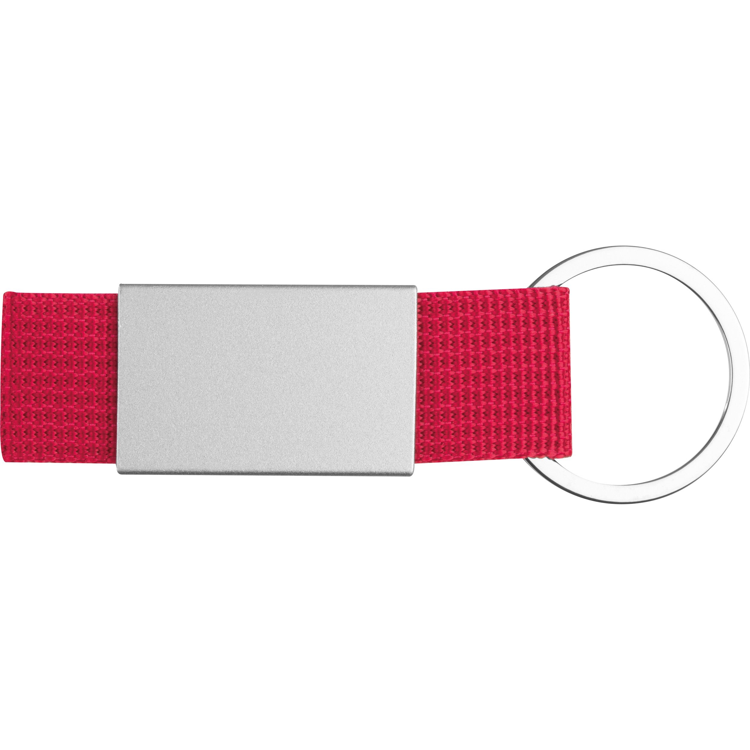 MA90957-05Schluesselanhaenger mit farbigem Stoffbaendchen_ rot