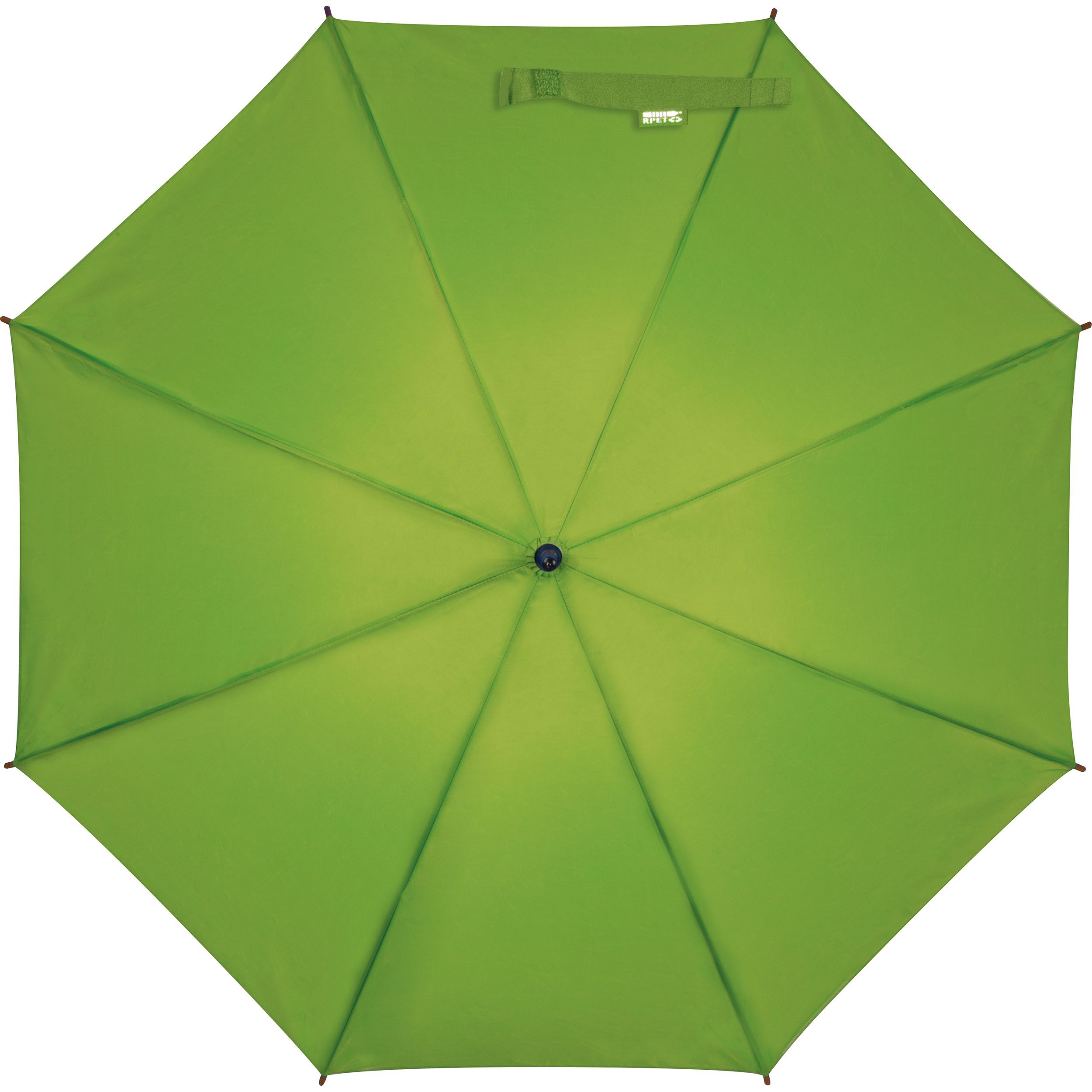 Automatikregenschirm aus recyceltem PET, apfelgrün