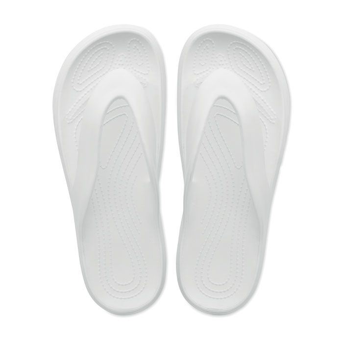 MO2940-06Evaslip Zehensandalen Groesse 44_45_ weiss