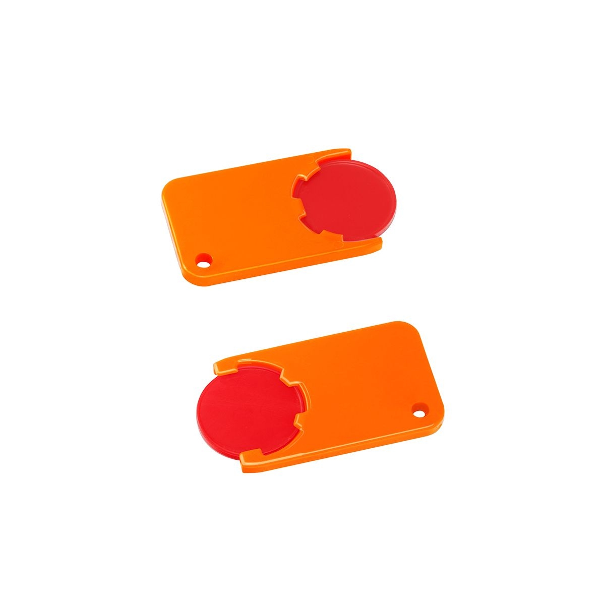 HE7454-1-5Chiphalter mit 1€-Chip _Beta_ rot_ orange