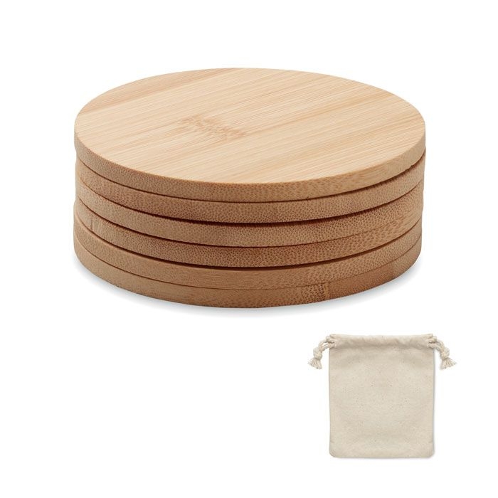 Bayin Set Untersetzer-Set Bambus