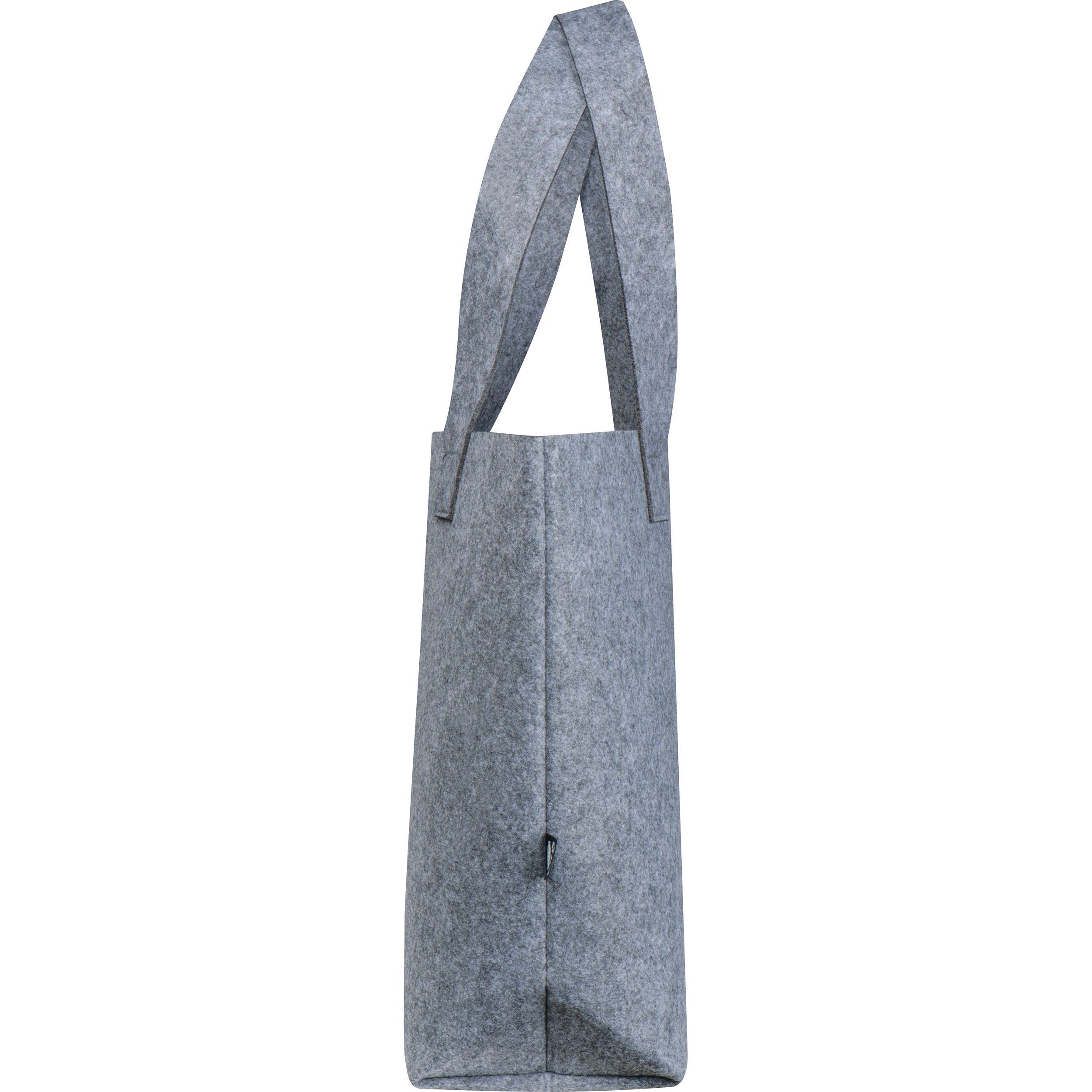 MA63725-07Shopper aus RPET Filz DONATELLA_ silbergrau