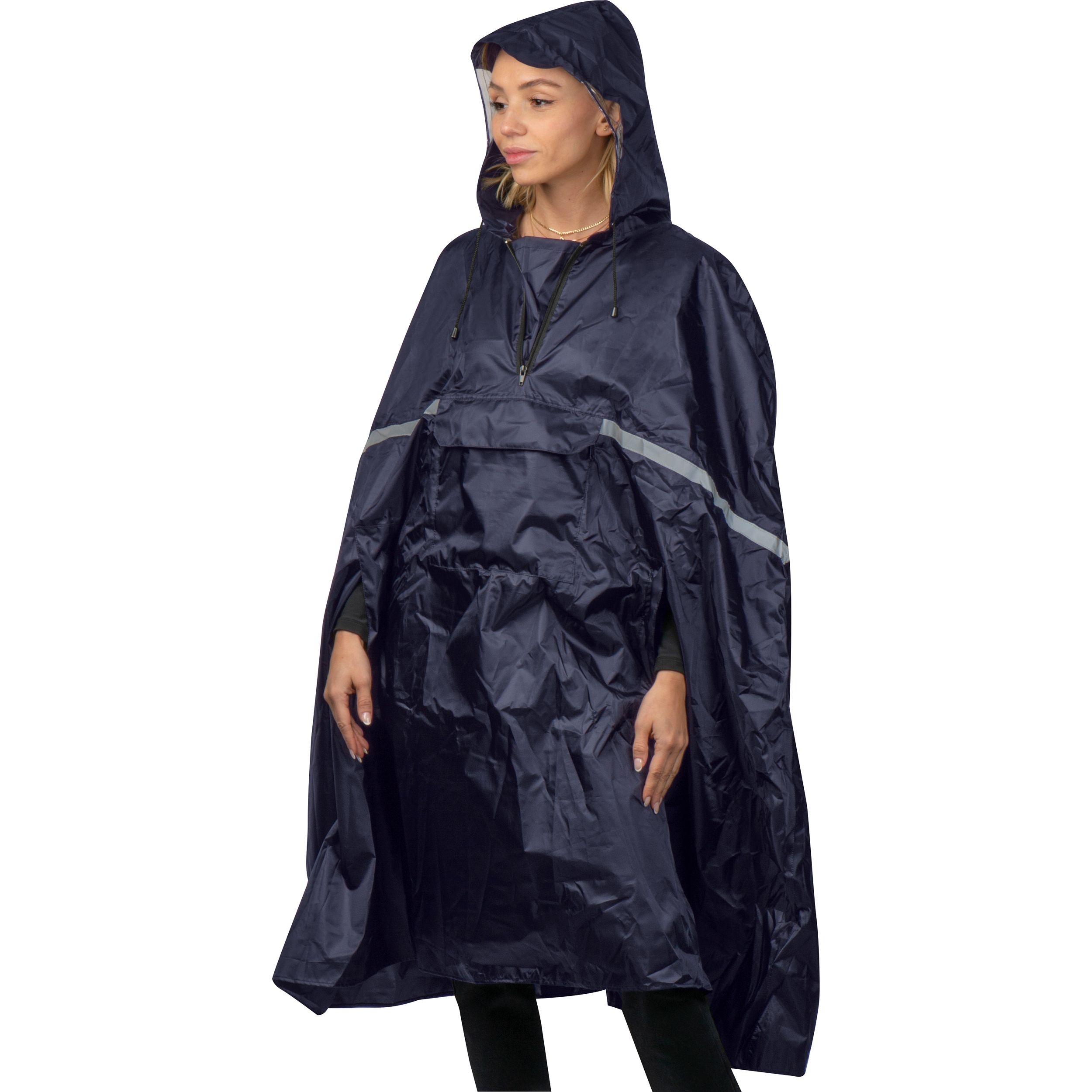 MA52671-44Regenponcho in Guerteltasche _ dunkelblau