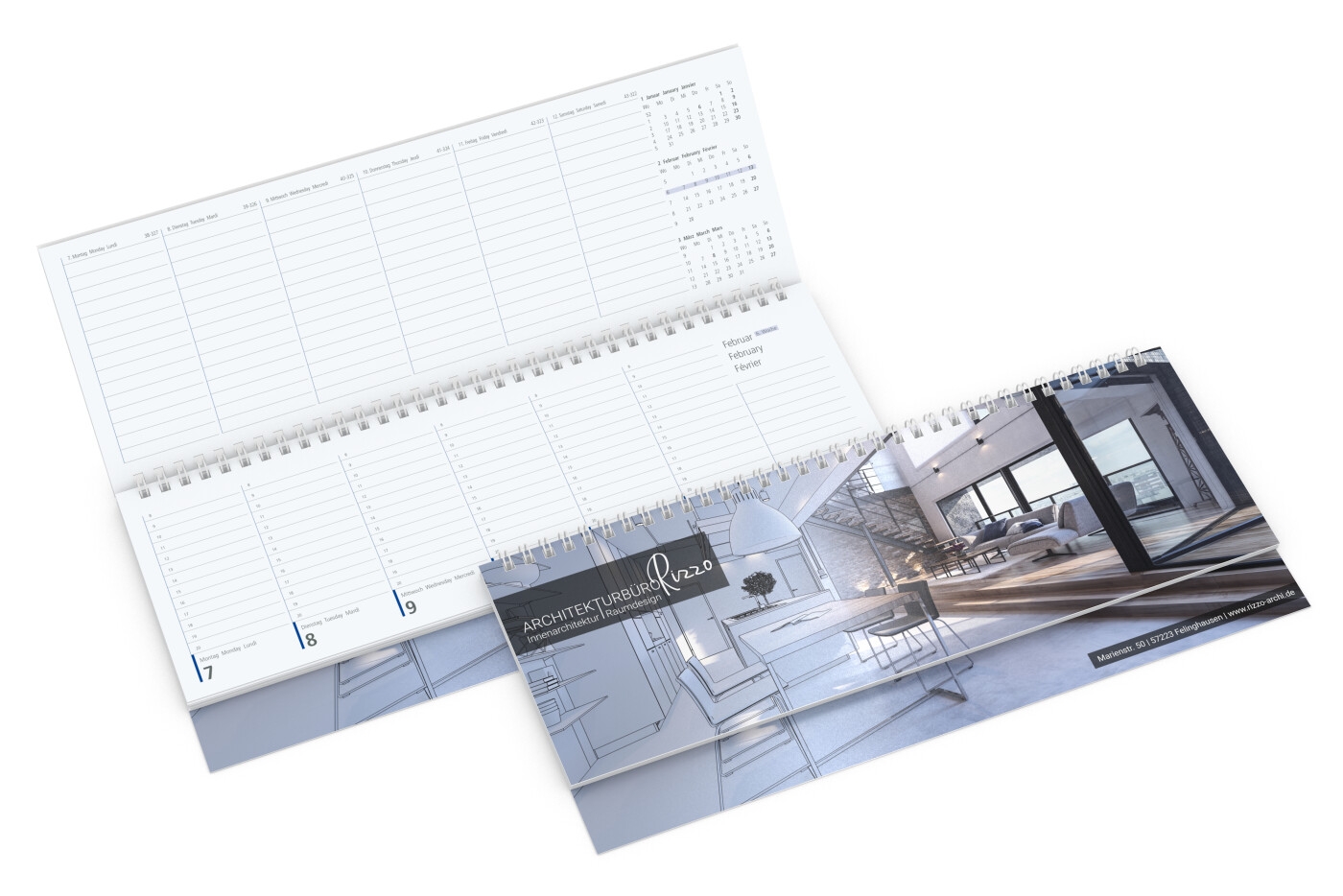 GE0016-ANTisch-Querkalender Compact